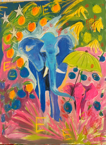 E is for Elephants - Limited Edition Print